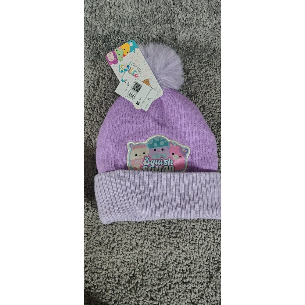Squishmallow Beanie And Gloves Kids